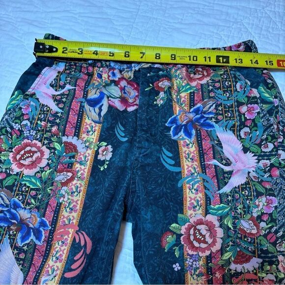 Johnny Was Aria Skies Multicolor Skinny Jeans Size 6 - Picture 8 of 13